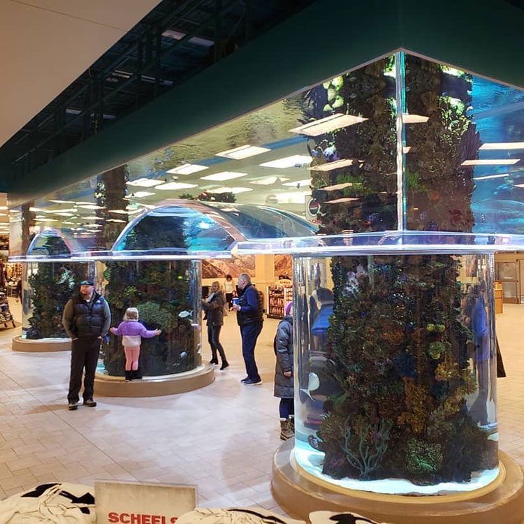 Centro commerciale Acquario acrilico